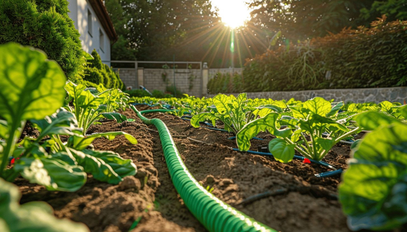 Installer un système d'arrosage goutte à goutte pour un jardin économe en eau